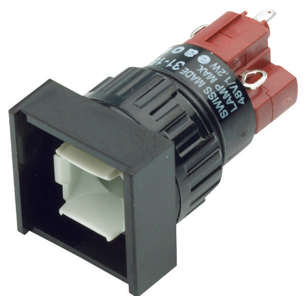 EAO 31-151.022 31-151.022 Industrial Pushbutton Switch 31 16 mm SPST-NO SPST-NC Momentary Square