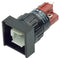 EAO 31-433.036 Industrial Pushbutton Switch, 31, 16 mm, SPST-NO, SPST-NC, Momentary, Round