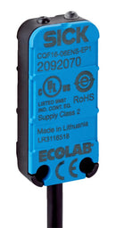SICK CQF16-06EPOEW1 Capacitive Proximity Sensor, CQF Series, 6 mm, PNP / SPST-NC, 10 V to 30V