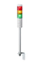 PATLITE LR5-302LENW-RYG Signal Tower, Ethernet, Continuous, Flashing, 3 Tier, Amber/Green/Red, Pole Mount, 24 VDC, IP54