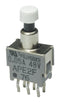 NIDEC COMPONENTS APE2F-2M-10-Z Pushbutton Switch, APE, DPDT, On-(On), Plunger for Cap