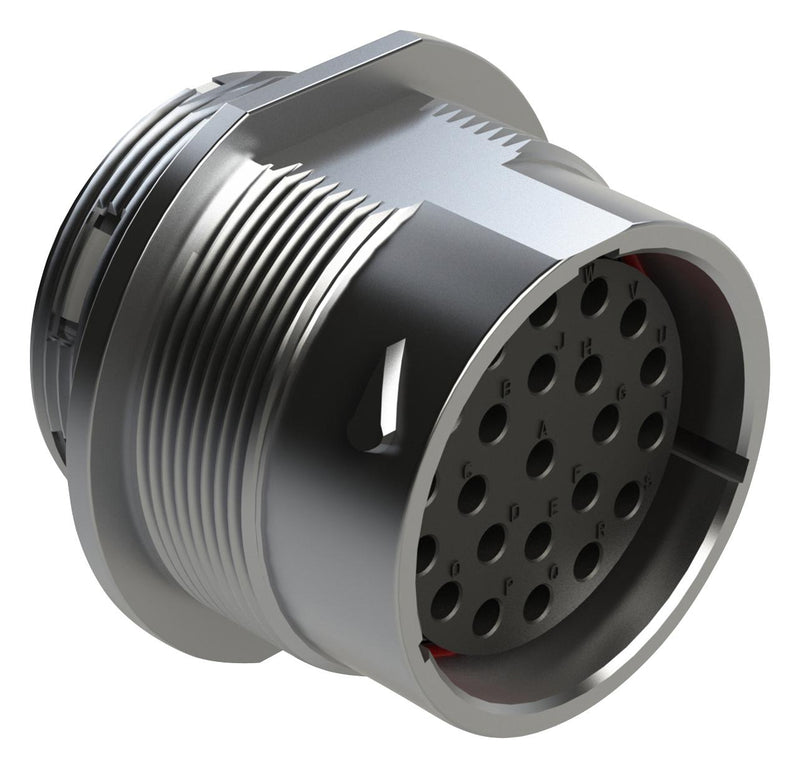 AMPHENOL SINE/TUCHEL AHDM04-24-23ST CIRCULAR CONN, RCPT, 23POS, CRIMP