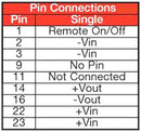 XP POWER JTF1224S15 Isolated Through Hole DC/DC Converter, 4:1 Input, ITE, DIP, 4:1, 12 W, 1 Output, 15 V