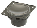 PUI AUDIO AS04804PS Speaker, General Purpose, 120 Hz to 20 kHz, 4 ohm, 12 W, 99 dB, Round with Square Frame, Panel Mount