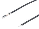 MOLEX 226208-2112 Cable Assembly, Pre-Crimped Lead MOX Socket to Free End, 5.9 ", 150 mm, 226208 Series, Black