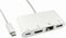 PRO SIGNAL USB3C-HDMI-COMBO ADAPTER,USB C-HDMI-USB3.0 A-ETHERNET