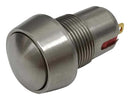 MULTICOMP PRO MP-PB7-04B42AR Vandal Resistant Switch, 0.476 ", SPST-NO-DM, Latching, Round Domed, Natural