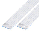 GCT 10-14-A-0304-C-4-08-4-T FFC / FPC Cable, 14 Core, 1 mm, Same Sided Contacts, 12 ", 304 mm, White