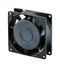 NMB TECHNOLOGIES 08025MB-B3L-AA-00 AC Axial Fan, 230V, Square, 80 mm, 25.3 mm, Ball Bearing, 24.3 CFM