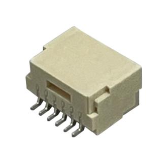 MULTICOMP PRO MP013811 Pin Header, Wire-to-Board, 1 mm, 1 Rows, 6 Contacts, Surface Mount Right Angle