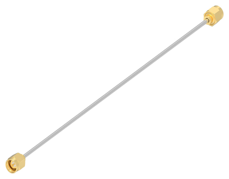 TE CONNECTIVITY 2480661-6 RF / Coaxial Cable Assembly, SMA Plug to SMA Plug, EPC-086 Semi-Flex, 50 ohm, 8 ", 203.2 mm