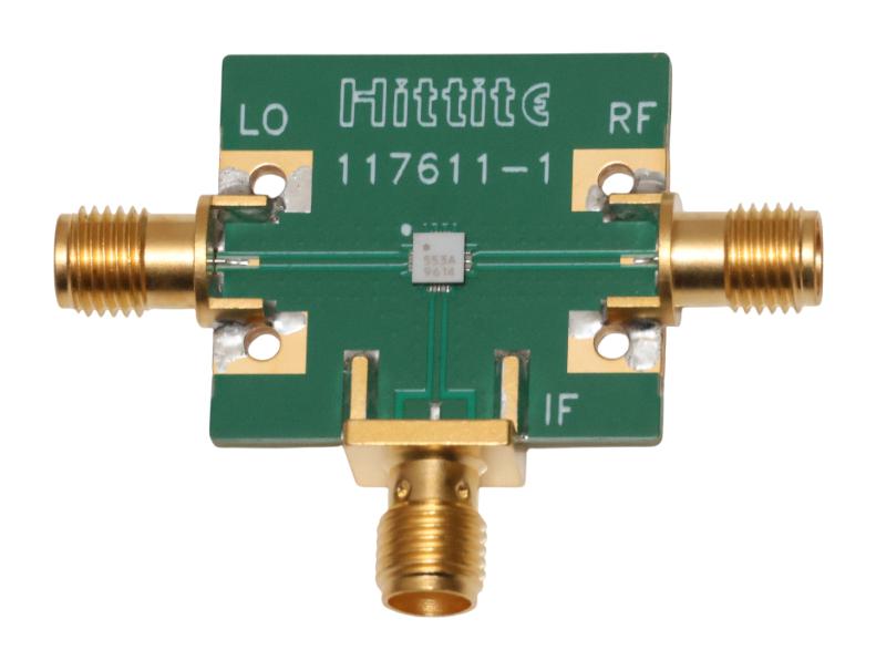 ANALOG DEVICES EV1HMC553ALC3B Evaluation Board, HMC553ALC3B, 6GHz to 14GHz, GaAs, MMIC, Double-Balanced Mixer