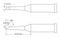 METCAL GT4-HF6015S Soldering Tip, Hoof/60&deg; Bevel, 1.5 x 16 mm, Soldering Station