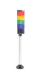 MALLORY JTC028-RYGB-CSL STACK LIGHT, BLU/GRN/RED/YEL, 85DBA, 24V