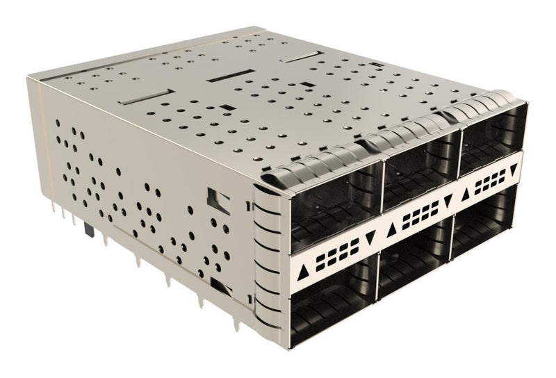 AMPHENOL COMMUNICATIONS SOLUTIONS U95R3054081T41. I/O CONN, QSFP+CAGE, 228POS, PRESS-FIT