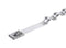 PANDUIT MLT8WS-LP Cable Tie, 8" Bundle Dia, 26.8" Length, 304 Stainless Steel, Indoor/Outdoor, Natural