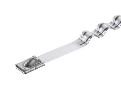 PANDUIT MLT8WS-LP Cable Tie, 8" Bundle Dia, 26.8" Length, 304 Stainless Steel, Indoor/Outdoor, Natural