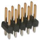 MOLEX 10-89-7100 Pin Header, Signal, 2.54 mm, 2 Rows, 10 Contacts, Through Hole Straight, C-Grid 70280
