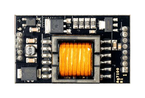 SILVERTEL AG7100 Isolated Through Hole DC/DC Converter, 48V to 57V, Module, 40 W, 1 Output, 57 V
