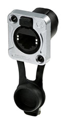 REAN RRE8F-Z-000-1 Modular Connector, RJ45 Jack, 1 x 1 (Port), 8P8C, Cat5e, IP65, Panel Mount