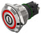 EAO 82-6152.2113.B001 Vandal Resistant Switch, On/Off, 82 Series, 22 mm, SPDT, Maintained, Round Flat Flush, Natural