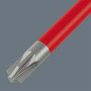 WERA K K VDE 3065 IS PZ/S #1X157MM TIE SB Interchange Screwdriver, VDE, Slotted/Pozidriv, Stainless Steel, # 1 x 157 mm