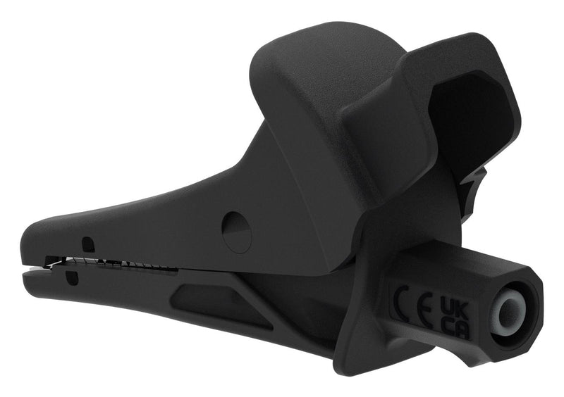 CAL TEST ELECTRONICS CT4501-0 ALLIGATOR CLIP, BLACK, 20A, 1.2"