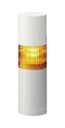 PATLITE LR5-102WEBW-Y Signal Tower, Ethernet, Continuous, Flashing, 1Tier, Amber, 85 dB, Direct Mount, 4 Tone, 24VDC, IP65