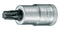 GEDORE 6158380 Screwdriver Bit Socket, Torx, 1/2" Drive, 11.22 mm AF, T55, Chrome Vanadium Steel