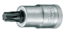 GEDORE 6156170 Screwdriver Bit Socket, Torx, 1/2" Drive, 5.52 mm AF, T30, Chrome Vanadium Steel