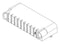MOLEX 219564-0009 Rectangular Power Connector, R/A, 9 Contacts, Guardian HD 219564 Series, PCB Mount, Press Fit