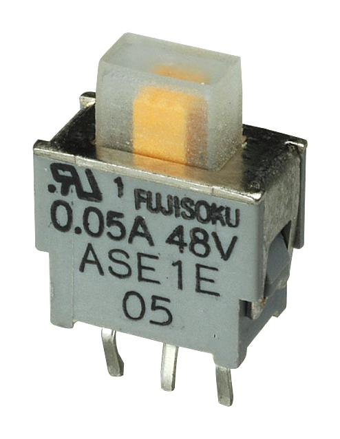 NIDEC COMPONENTS ASE2E-2M-10-Z Slide Switch, Hyper Miniature, DPDT, On-Off-On, Through Hole, ASE Series, 50 mA, 60 V