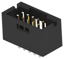 TE CONNECTIVITY 5-102619-3 Pin Header, Wire-to-Board, 2.54 mm, 2 Rows, 10 Contacts, Through Hole Straight