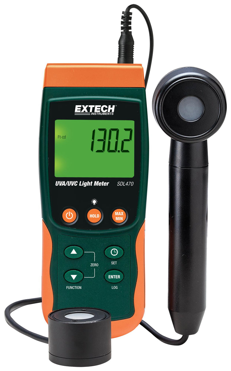EXTECH INSTRUMENTS SDL470 UVA/UVC LIGHT METER /DATALOGGER