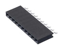 HARWIN M22-6541042R PCB Receptacle, Board-to-Board, 2 mm, 1 Rows, 10 Contacts, Surface Mount Right Angle, M22