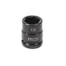 MULTICOMP PRO MP12-CRMO19 Socket, Hex, 19 mm x 38 mm, 1/2" Drive Size, Chromium Molybdenum Steel, DIN3121, Auto Repair