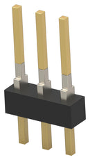 AMP - TE CONNECTIVITY 87220-3 Pin Header, Board-to-Board, 2.54 mm, 1 Rows, 3 Contacts, Through Hole Straight, AMPMODU MOD II