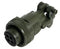 ITT CANNON MS3106F16S-4S Circular Connector, MIL-DTL-5015 Series, MS3106 Series, Straight Plug, 2 Contacts, Solder Socket