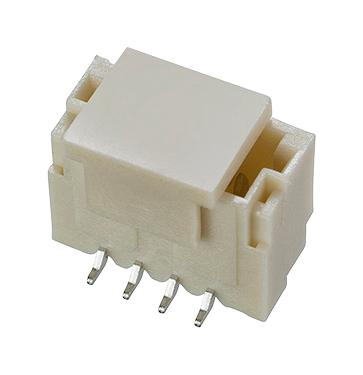 HARWIN M40-3010446R Pin Header, Wire-to-Board, 1 mm, 1 Rows, 4 Contacts, Surface Mount Straight, M40 Series