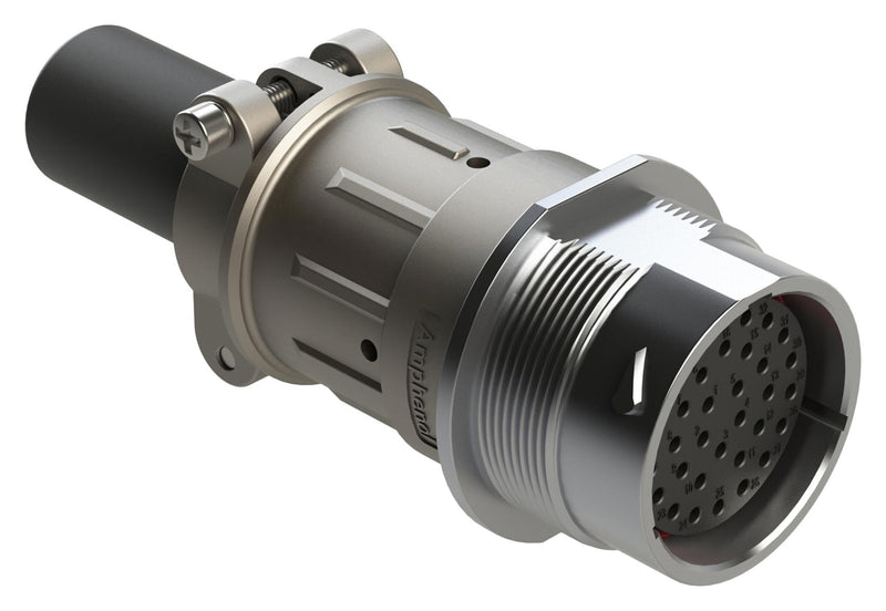 AMPHENOL SINE/TUCHEL AHDM04-24-33SN-059 CIRCULAR CONNECTOR, RCPT, 24-33, CRIMP