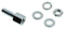 AMPHENOL COMMUNICATIONS SOLUTIONS L17D204182X D SUB JACK SCREW, #4-40, 8.3MM