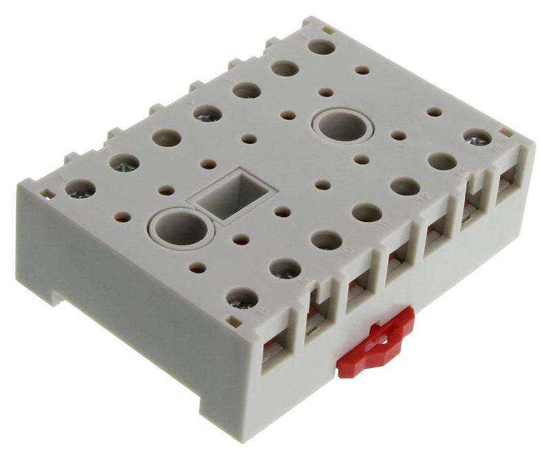 STRUTHERS-DUNN 33377D RELAY SOCKET, 10A, 600V, DIN RAIL/PANEL
