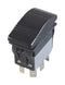 MULTICOMP PRO MPX5-264CNN-NABB-1NN-S Rocker Switch, IP67, (On)-Off-(On), DPDT, Non Illuminated, Panel, Snap-In, Black
