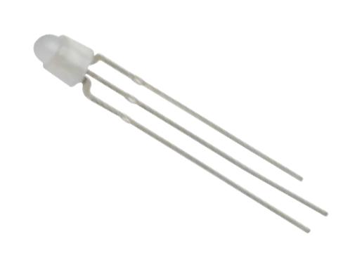 BROADCOM HL3P-61C0-00000 LED, AlInGaP, Red, Yellow Green, Through Hole, T-1 (3mm), 45 &deg;, Dome, R 20mA, YG 20mA