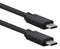 ROLINE 11.02.9071 USB Cable, Type C Plug to Type C Plug, 1 m, 3.3 ft, USB 3.2, Black, E-Marked Cable