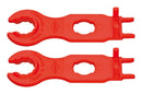 KNIPEX 97 49 66 2 Mounting Tool, MC4 Solar Cable Connectors, 115mm, Plastic