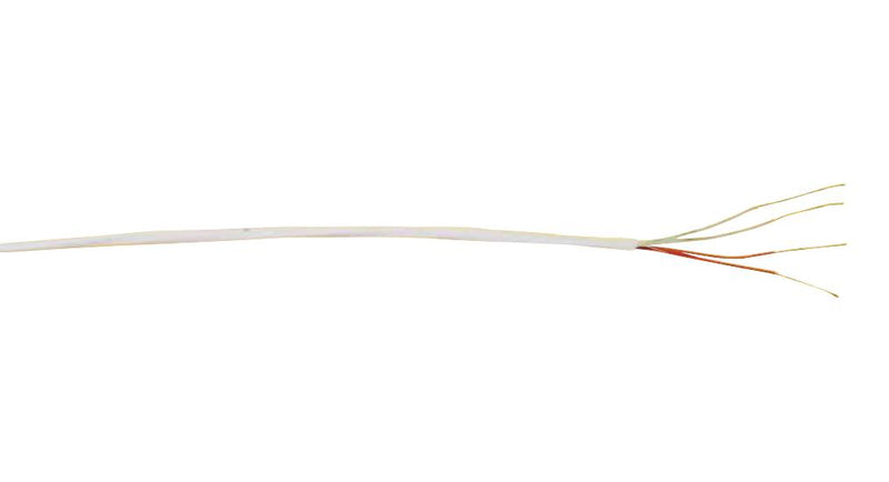 OMEGA EXTT-4CU-26S-1000 Thermocouple Extension Wire, RTD, 26 AWG, Stranded, 1000 ft, ANSI, PFA, EXTT Series
