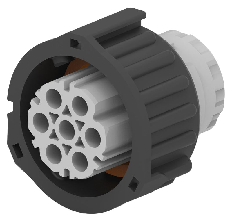 AMP - TE CONNECTIVITY 2-967650-1 Circular Connector, Circular Industrial, Cable Mount Plug, 7 Contacts