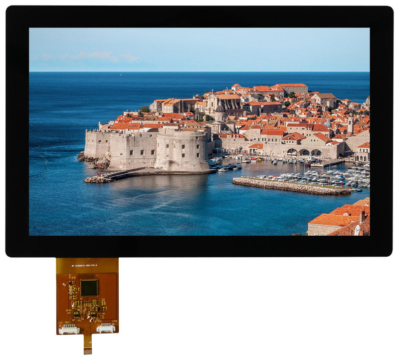 MULTICOMP PRO MP015132 TFT LCD, 10.1 ", 1024 x 600 Pixels, WSVGA, Landscape, RGB, 5V