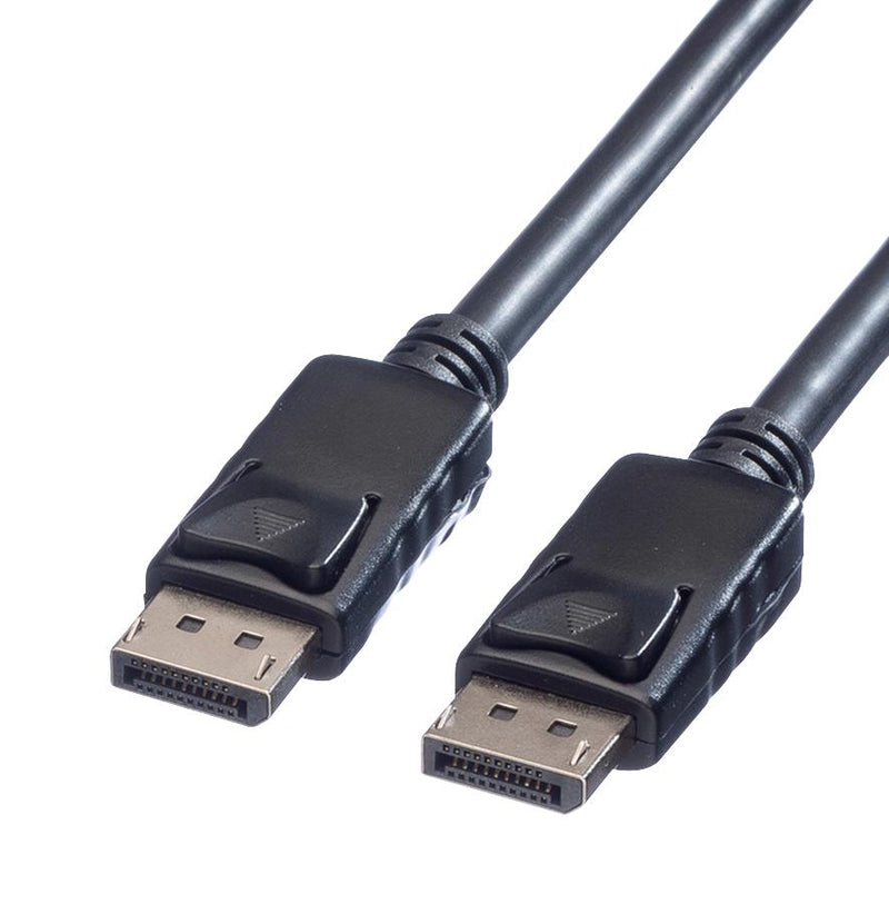 ROLINE 11.04.5609 Audio / Video Cable Assembly, DisplayPort Plug, DisplayPort Plug, 33 ft, 10 m, Black GTIN UPC EAN: 7611990186549
